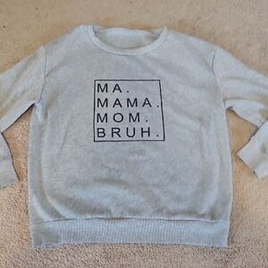 Gray Graphic Sweatshirt